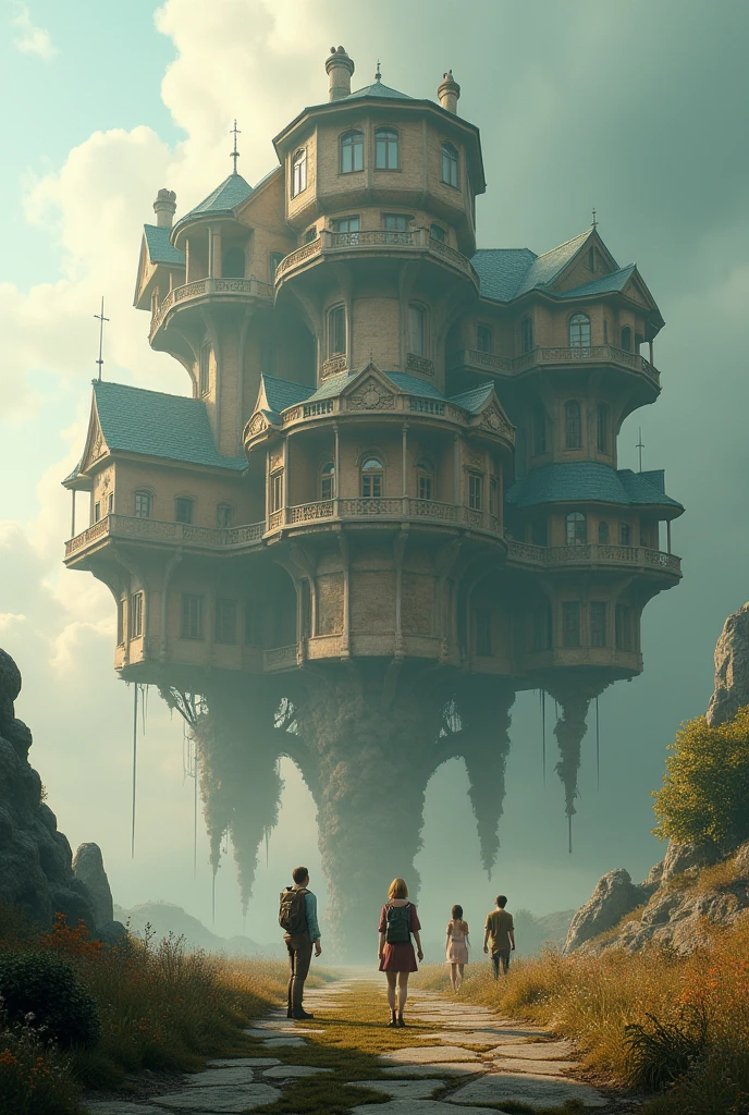 Une image de 7 gigantesque maison coller pour moi et mes amis 
