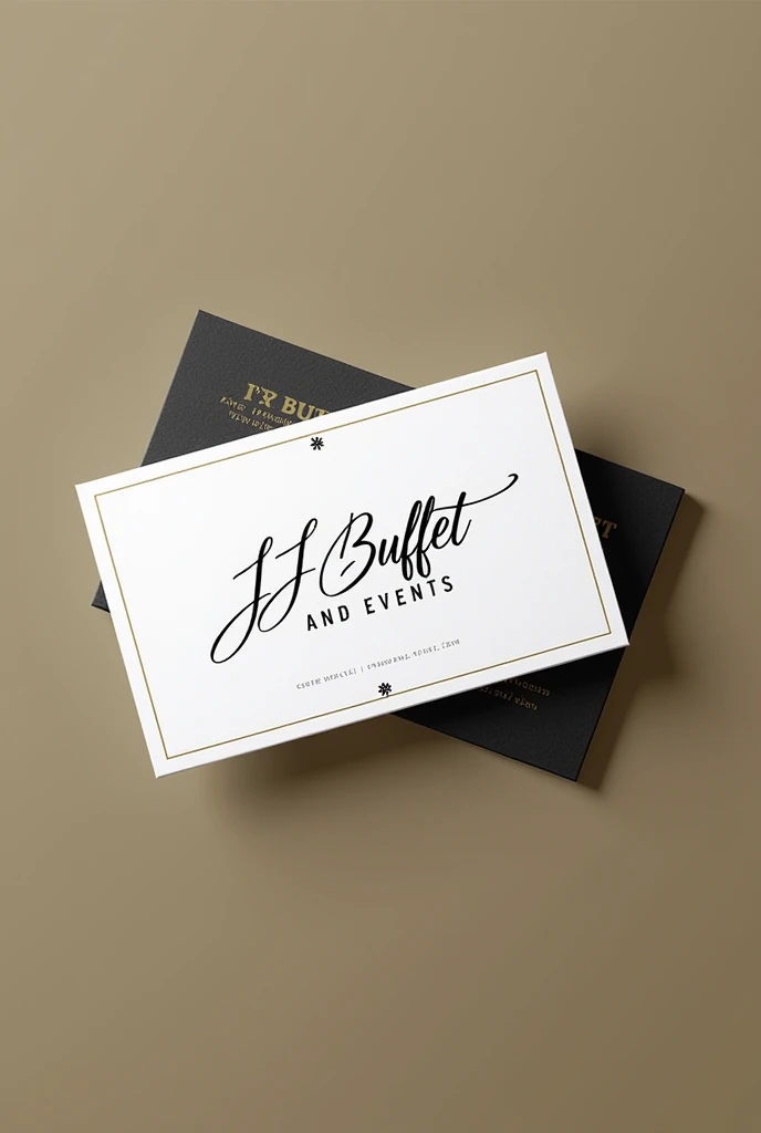 JJ buffet and events Business card 