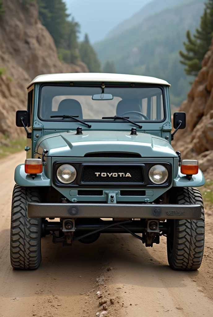 Land Cruiser year 1986 with gray trd rims