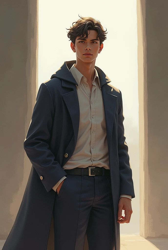 A boy aged 20 standing and saying old man to make most powerful in world