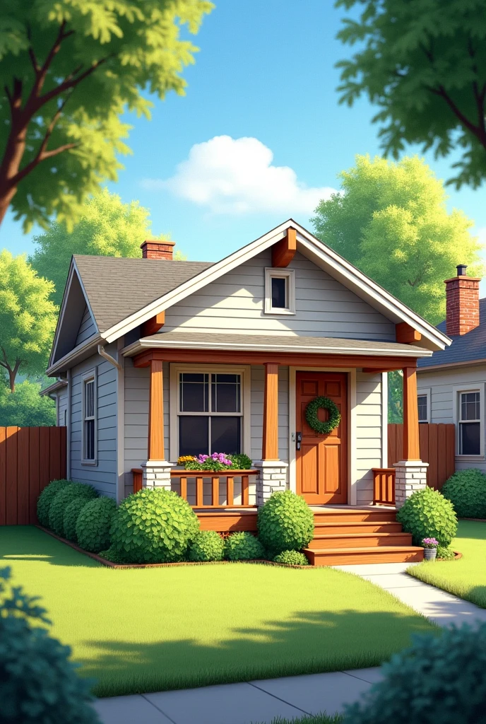 A house worth 100000 dollars

