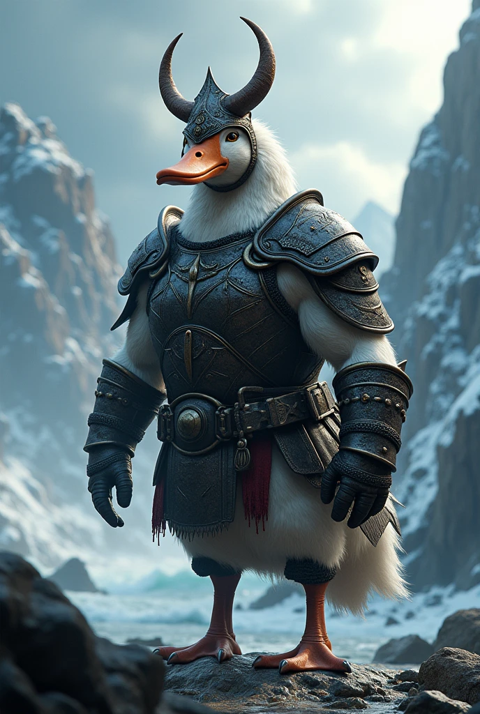 Warrior duck strong viking