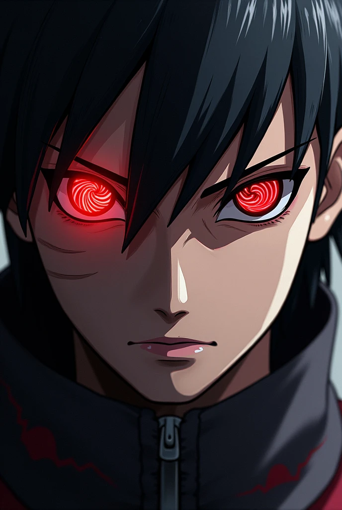 Warrior Mangekyou Sharingan just face male




