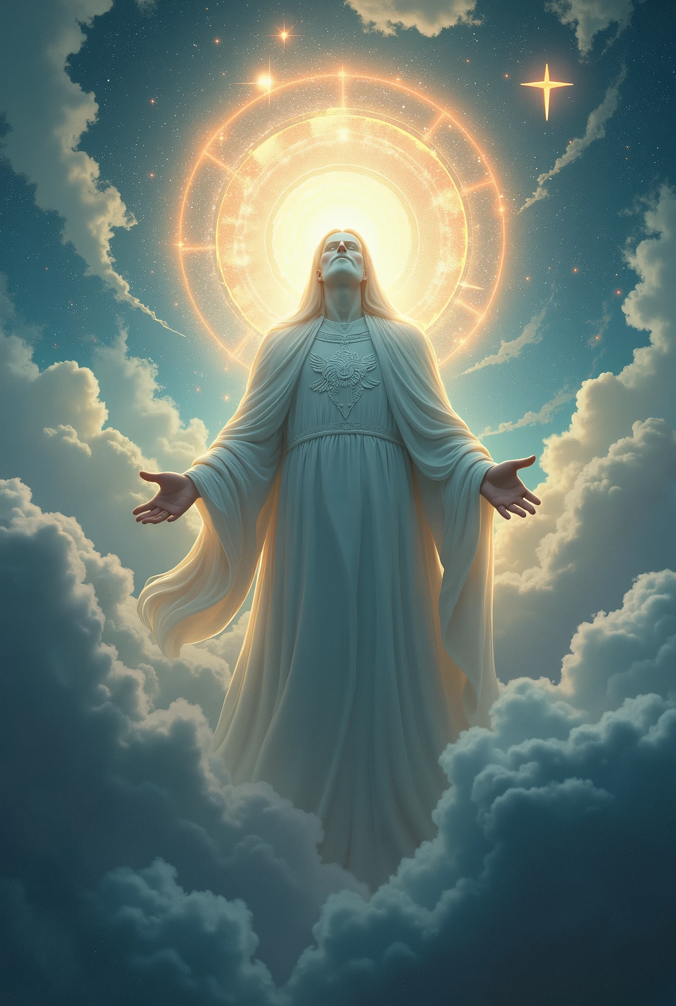 Create a profile picture for a server that says GOD'S