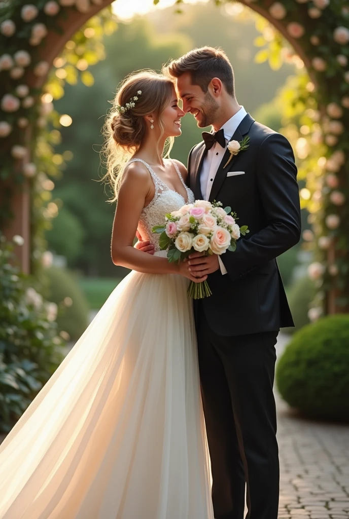 Couple, wedding photo