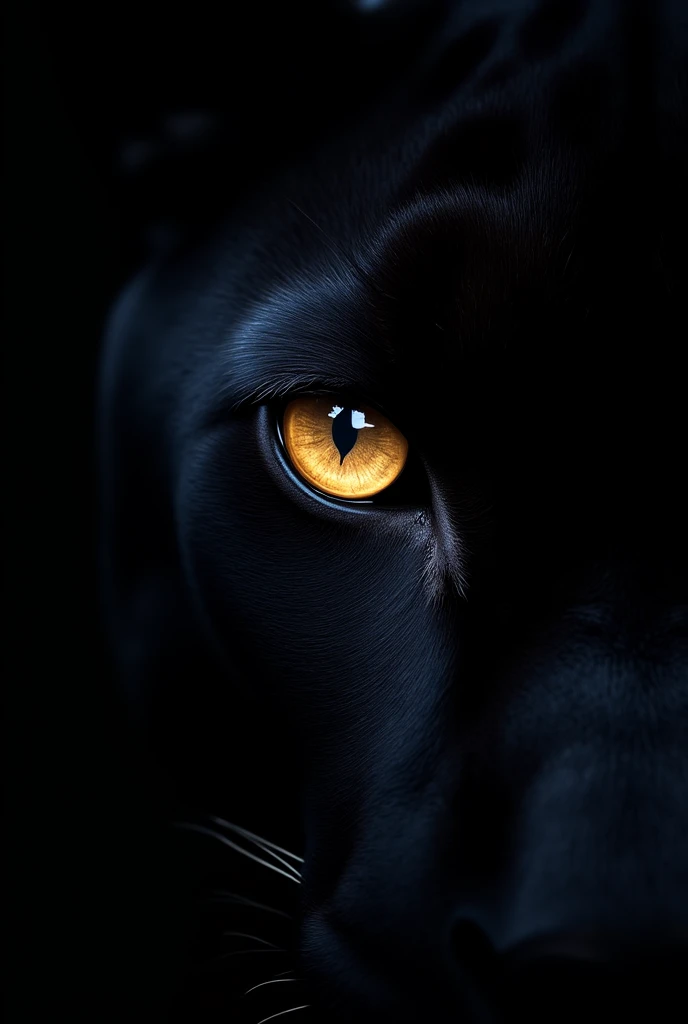 Create a logo of a panther&#39;s eye 