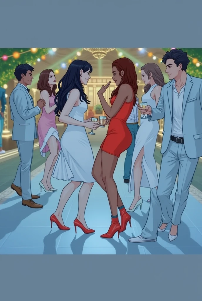 I want the image I entered at a party