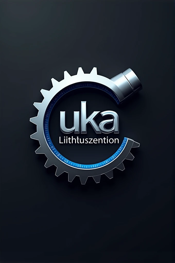 compaby name Uka Leistungszentrum

Concept:

	•	Symbol: Use a stylized gear or turbocharger to symbolize performance and engineering expertise.
	•	Color Scheme: Consider a combination of black, silver, and blue to reflect sophistication and high-tech focus.
	•	Font: Choose a modern, sleek font that conveys professionalism and precision.
	•	Design: Incorporate the “Uka” name prominently, with “Leistungszentrum” in a smaller, complementary font. You might use clean lines and geometric shapes to emphasize precision and efficiency.