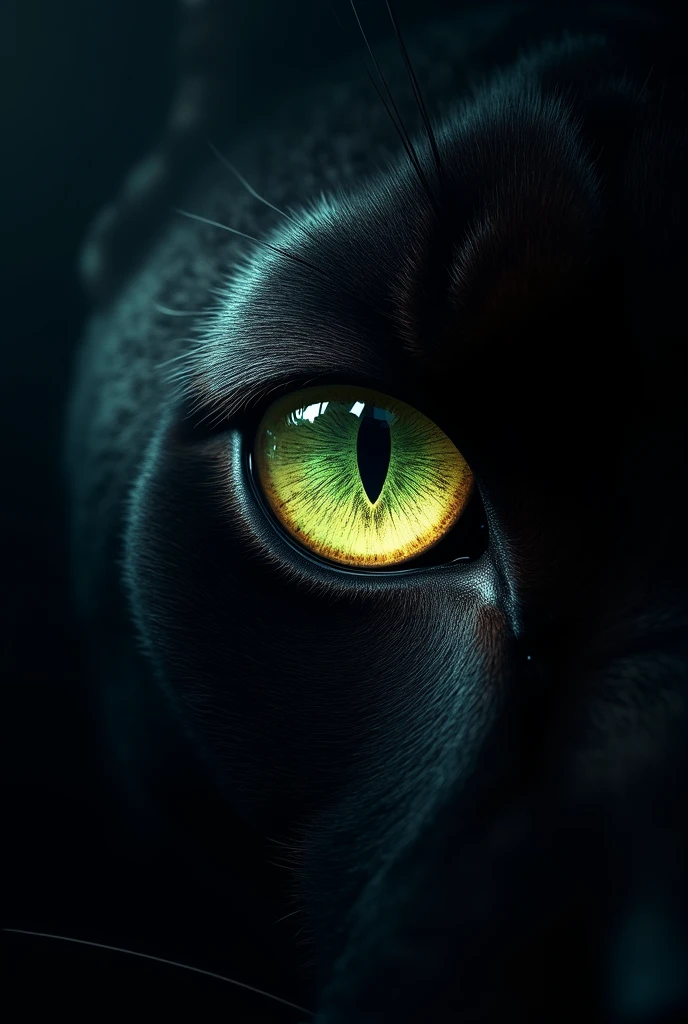 Create a panther eye logo