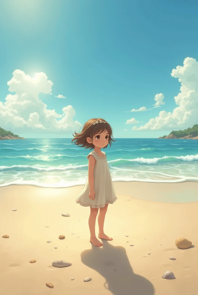 Young girl on the beach