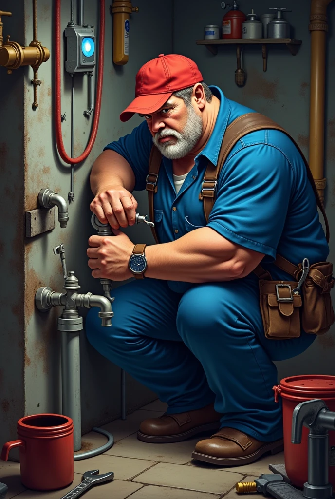 plumber working