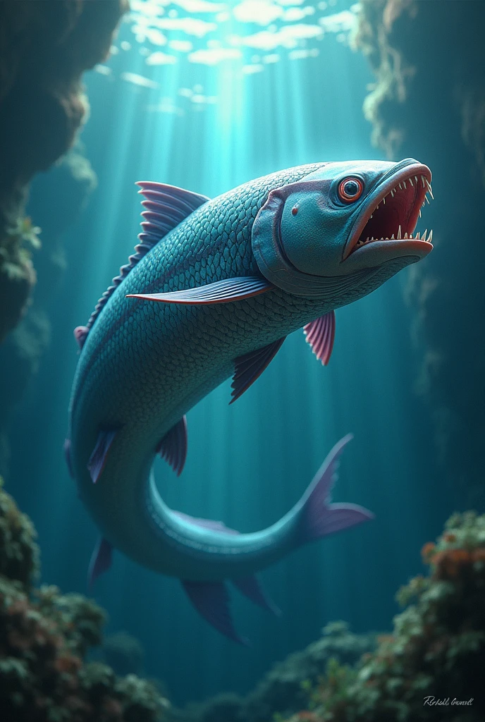 Create a representation of the Fish from the Book of Tobit in a model


