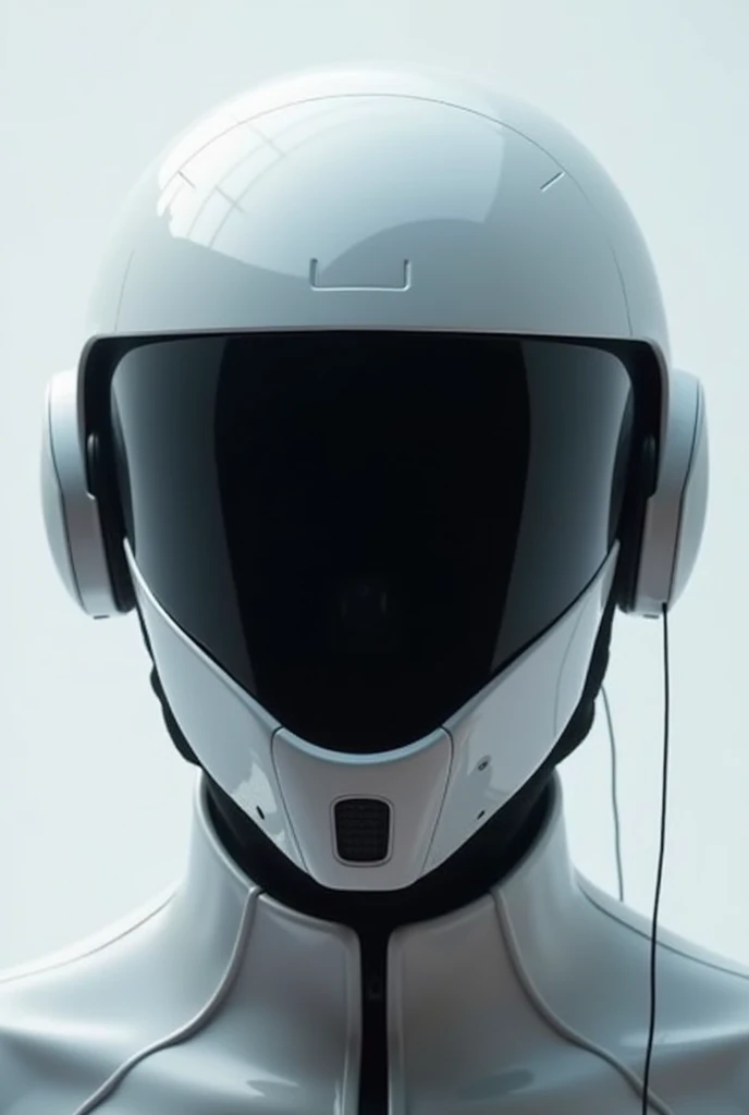 generates the image of a helmet that has the small camera of a cell phone behind it, the cell phone screen must be in front of the helmet pointing inside the helmet, so that whoever uses the helmet can see what is happening behind him through the camera and the cell phone screen. The camera must be attached to the helmet and connected by cables to the cell phone screen that is in front of the helmet pointing towards the inside of the helmet.