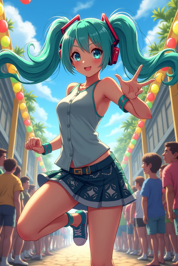 Brazilian miku drinking guaracamp