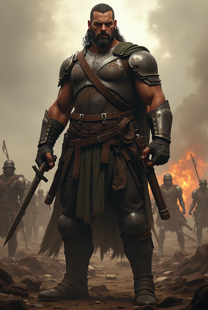 Barabbas brave man on a battlefield