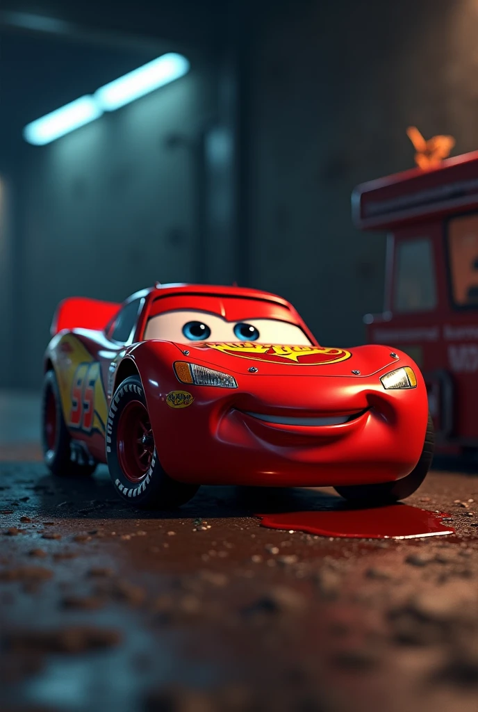 McQueen drinking unposto gasoline