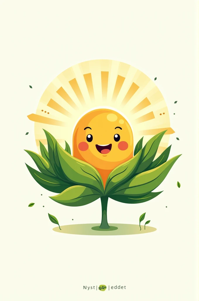 Sweet and healthy logo brightens your day 