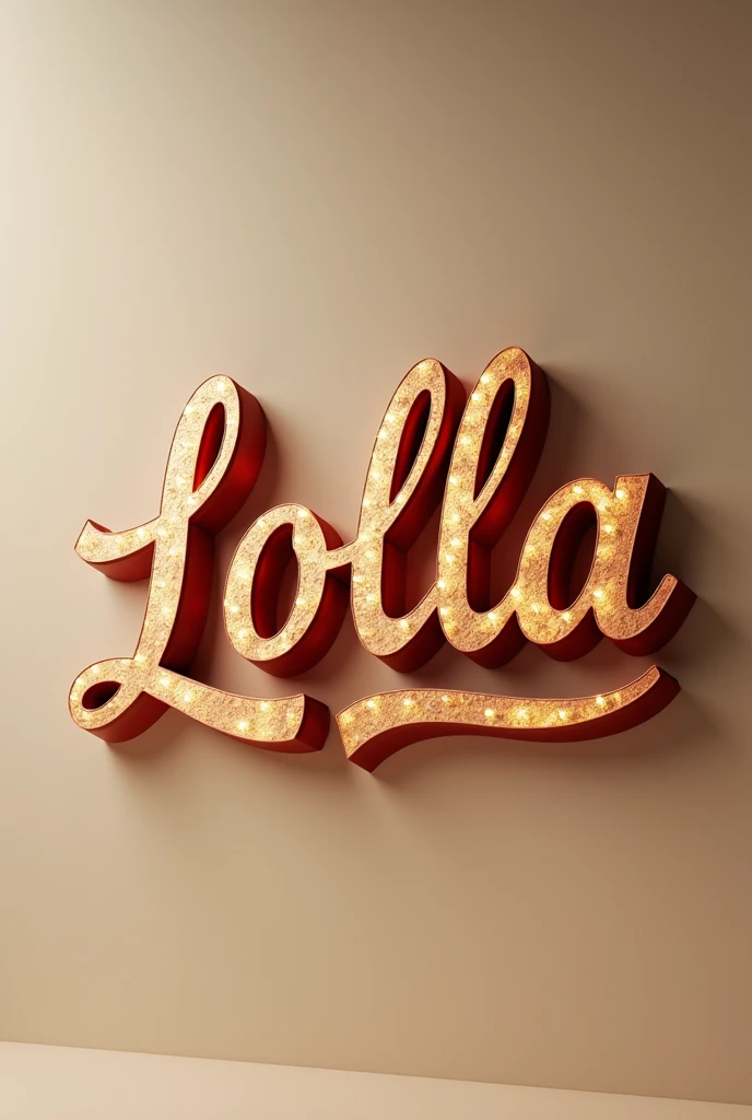 Logo of a Pizzeria written, (LOLLA PIZZA), ultra realisitic, 4K, moderno, Show