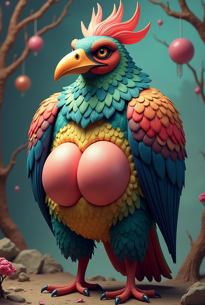 Passaro com testicles