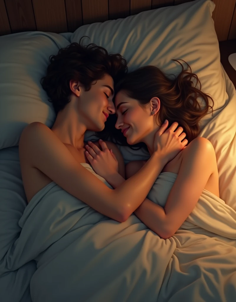 Lover sleeping together