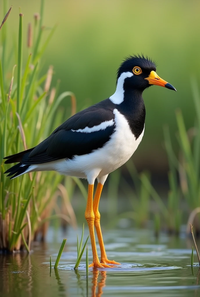 Southern lapwing bird 