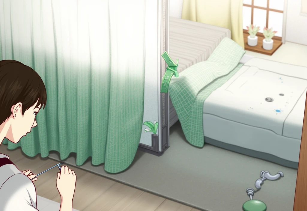 Repair the curtain