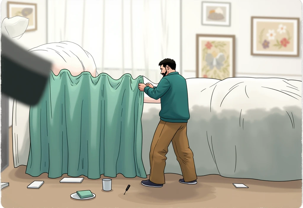 Repair the curtain