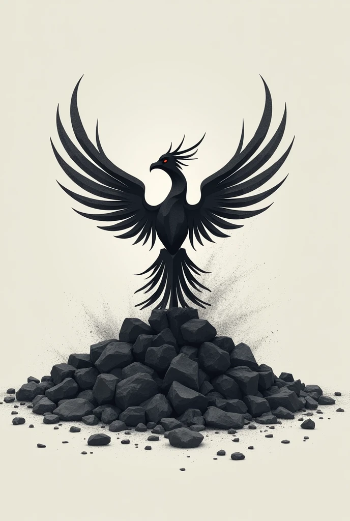 Create a never-before-seen clothing brand logo that looks classy and distinguished using ashes as an idea