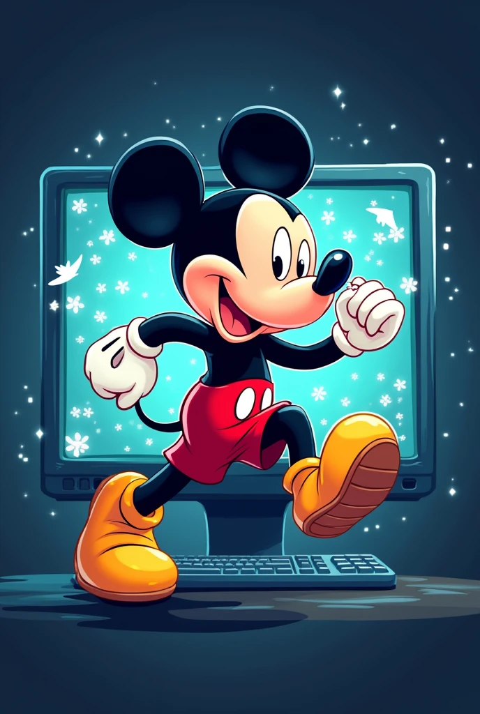 sports logo Mikey mouse screen mouse