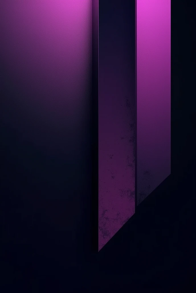 Make a cover for an album written in 3 parts purple and black