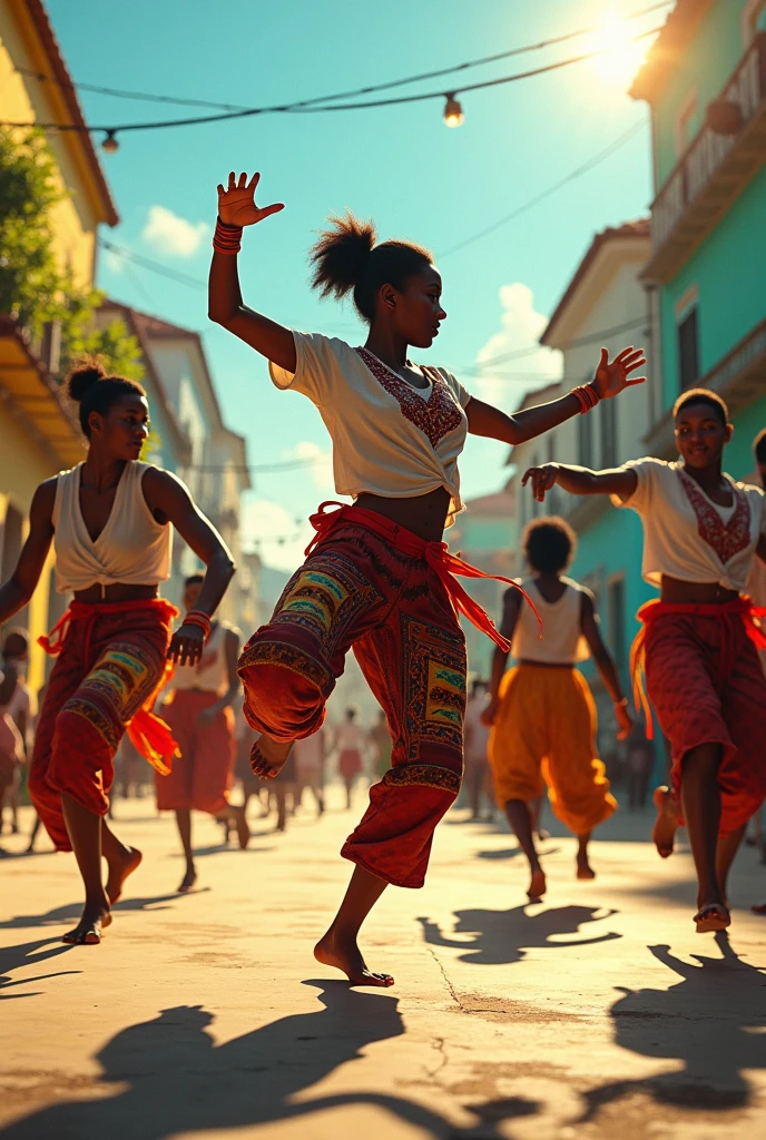 they must be doing capoeira movements.