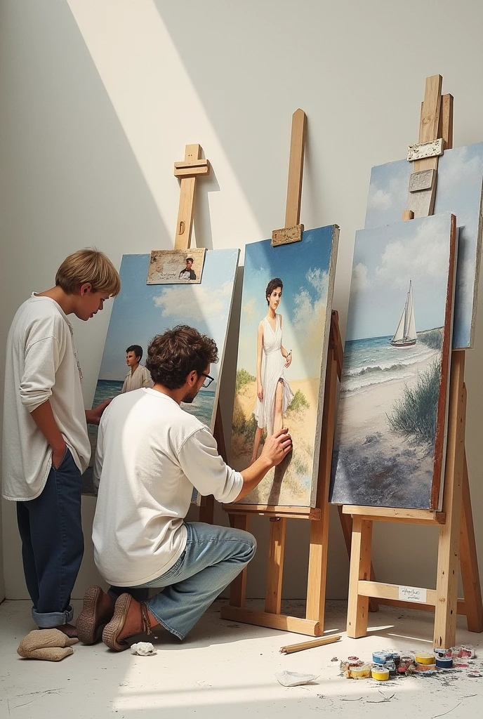 unfinished paintings