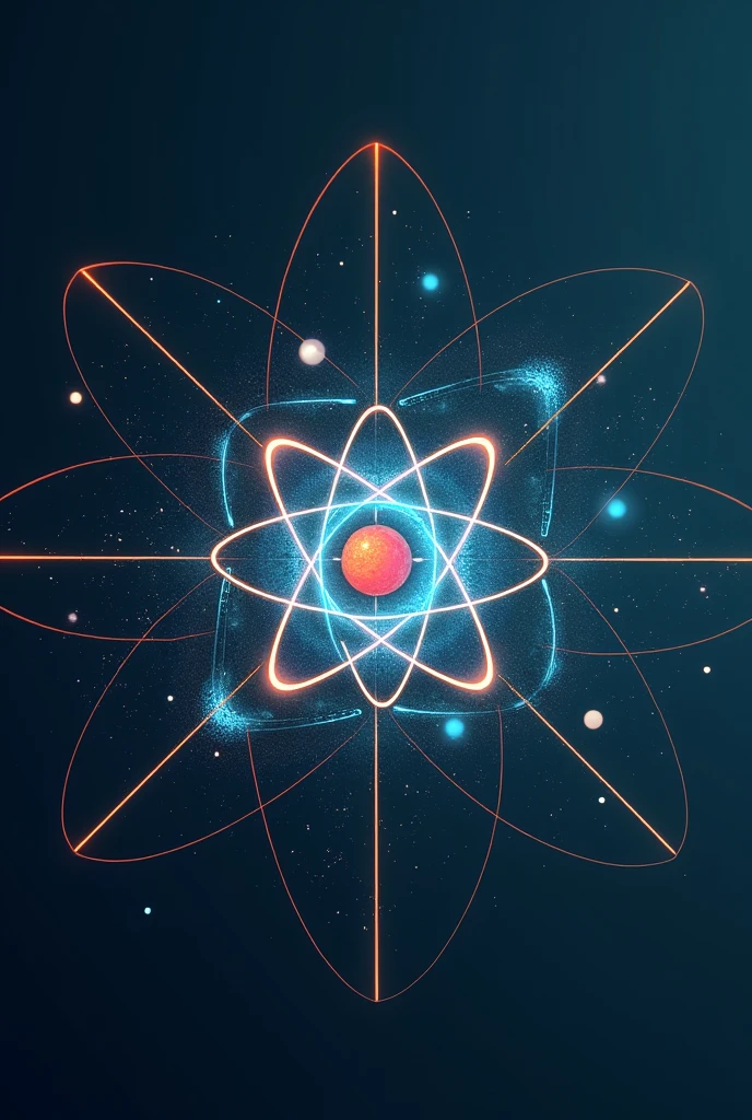Make a figure to represent atomic physics and linear optics