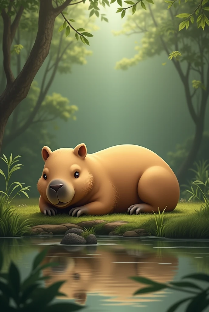 Down Capybara
