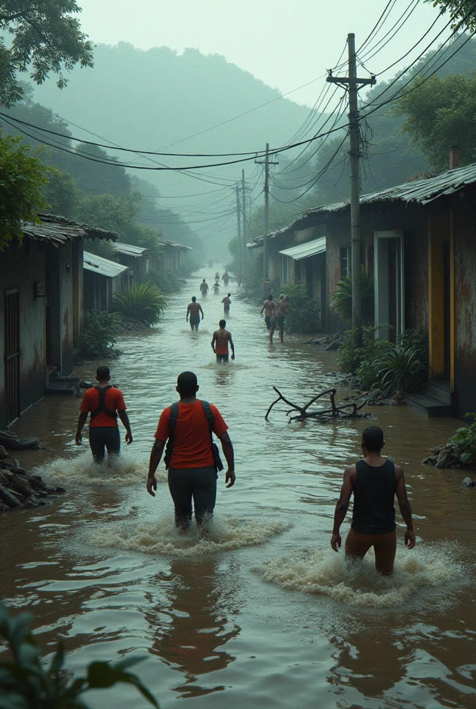 Drawing about floods in Rio Grande do Sul