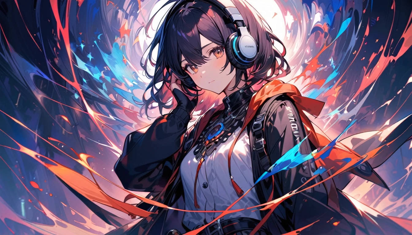 Alchemic Girl listening to music
