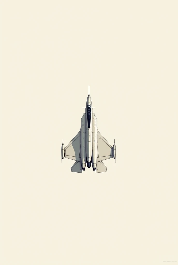 rafale plane with simple line