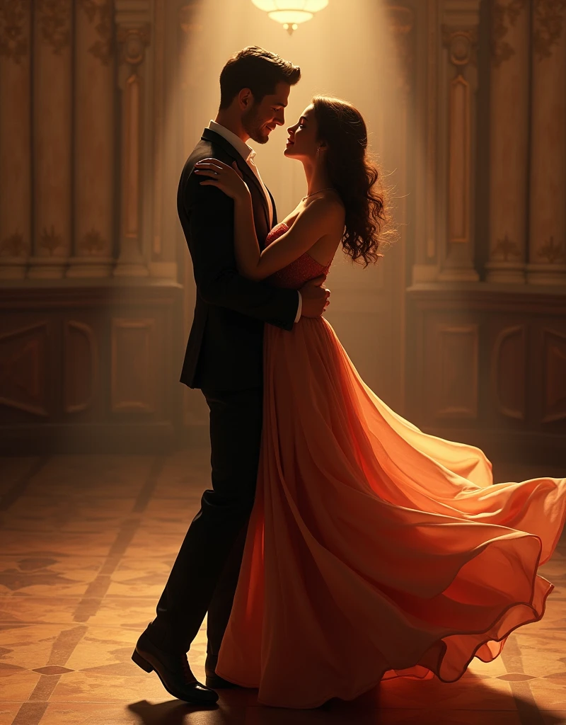 Couple dance together