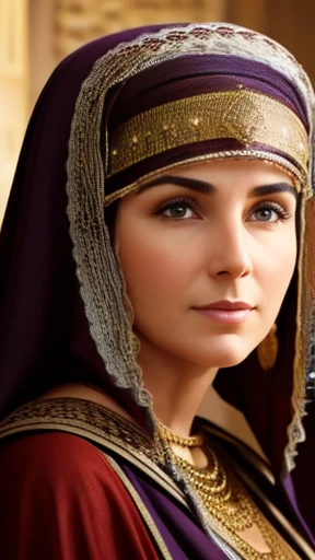A Biblical Jewish Woman Focus on the Face