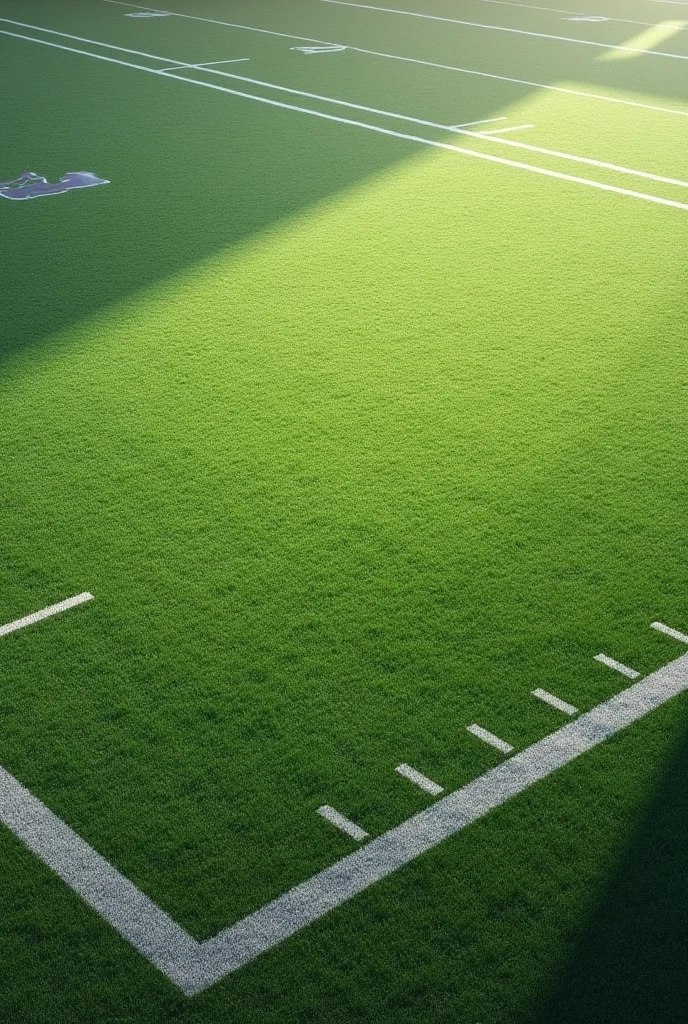 clean american football birthday invitation background, only the field
