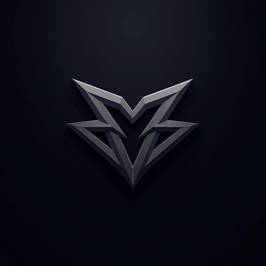 Logo with letters BLVK for eSports channel