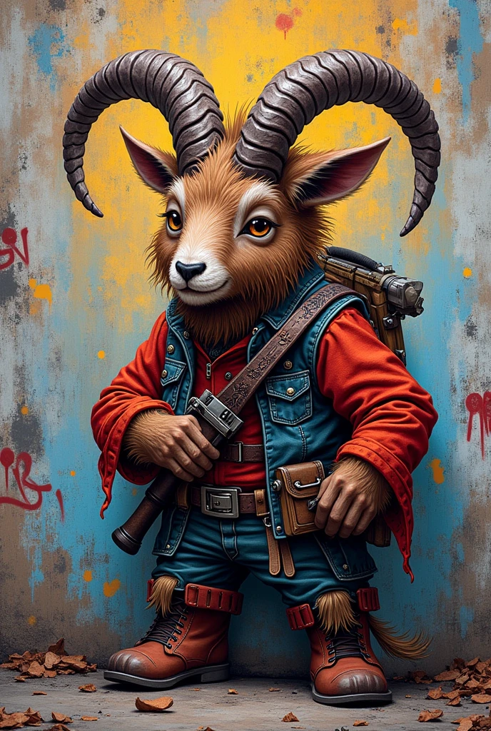 A graffiti that says bandogoat