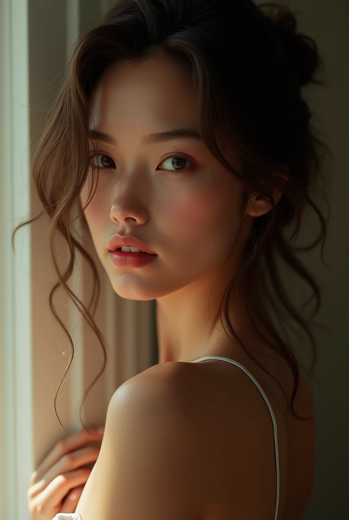 (photorealism:1.2), beautiful woman, sexual