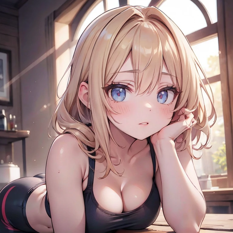 Anime Waifu beautiful detailed eyes, beautiful detailed lips, extremely detailed eyes and face, longeyelashes, 1girl, sensual, young woman, medium breasts, beautiful feminine face, nice thighs, slim, sexy, erotic, beautiful clothes, perfect body, cinematic lighting and framing, (best quality,4k,8k,highres,masterpiece:1.2),ultra-detailed,digital painting,portrait,glamorous,highly detailed,soft lighting,warm color tones beautiful detailed eyes, beautiful detailed lips, extremely detailed eyes and face, longeyelashes, 1girl, cute anime girl, girl in hot yoga shorts, detailed face, detailed clothing, highly detailed, hyper realistic, masterpiece, 8k, realistic lighting, studio lighting, cinematic lighting, warm colors, vibrant colors, bright colors, soft lighting, golden hour, glowing skin, flawless skin