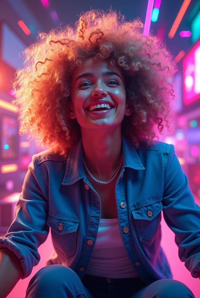 cover image of youtube channel fun gameplay  curly hair 