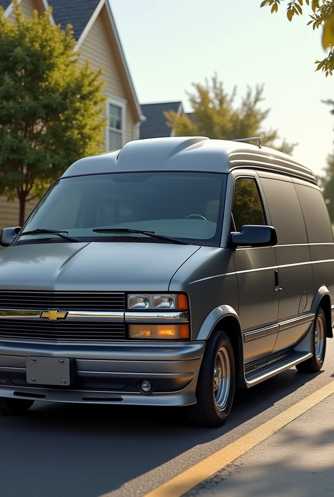 Chevrolet Astro van 99 color gris