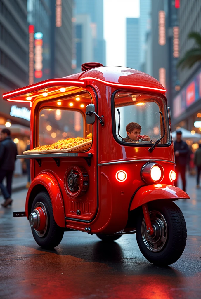 Electric pizza kart