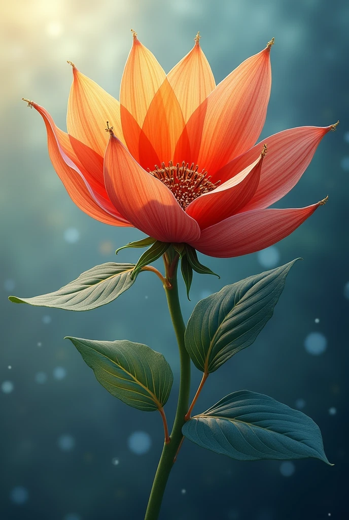 Create a clothing brand logo inspired by the phoenix flower with a name and give it a creative name for a clothing brand