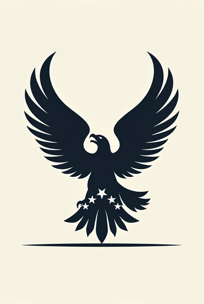 A logo featuring an eagle and a soldier dog