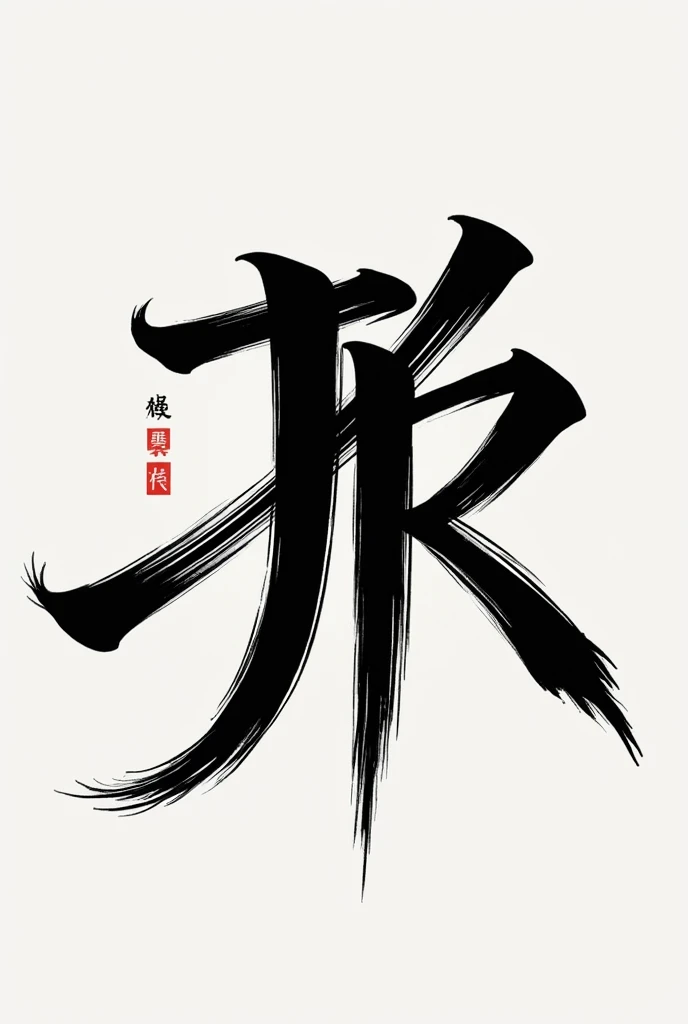 A vector logo, japanese style, using the letters JR, with black and white colors